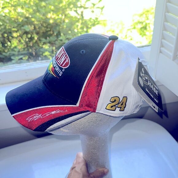 NWT DuPont Motorsports Jeff Gordon 24 Hendricks red, white & blue cap - Picture 4 of 6